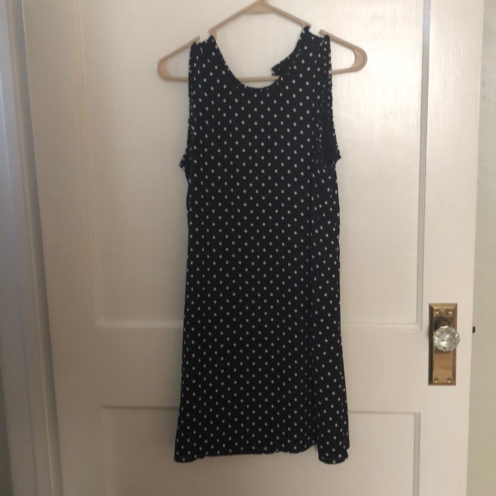 Katherine Barclays Black and White Polka Dot Dress
